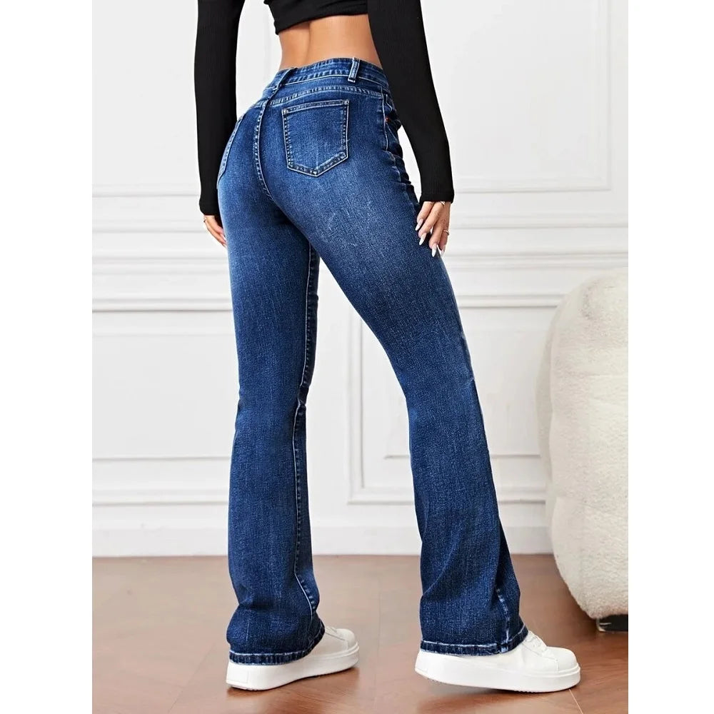 Jeans Slim Straight Pants