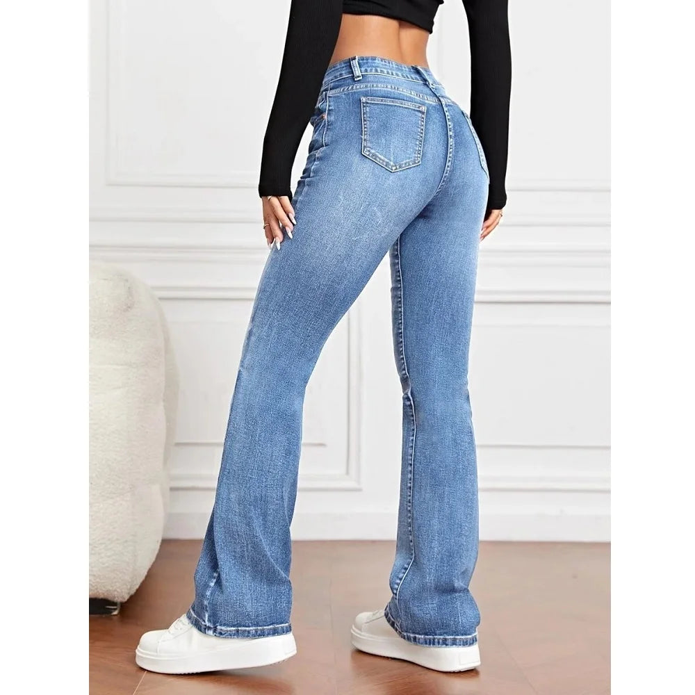 Jeans Slim Straight Pants