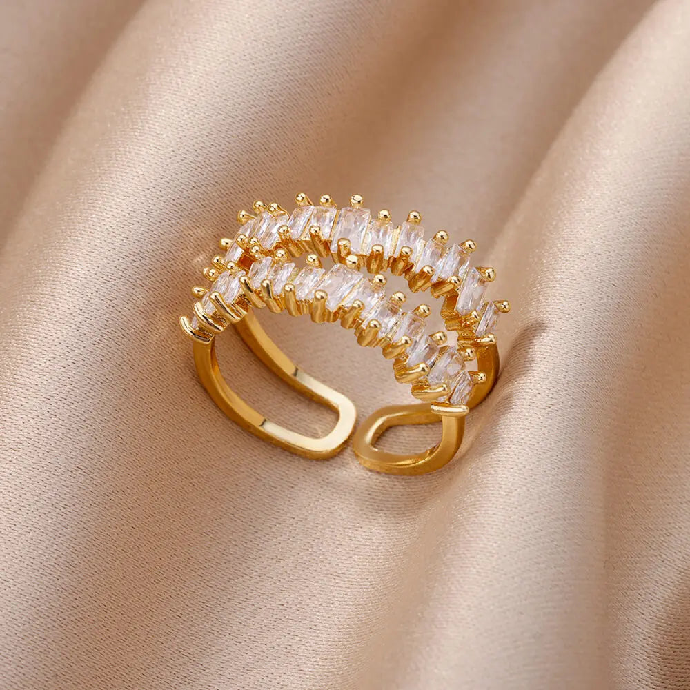 Gold Plated Stainless Steel Ring