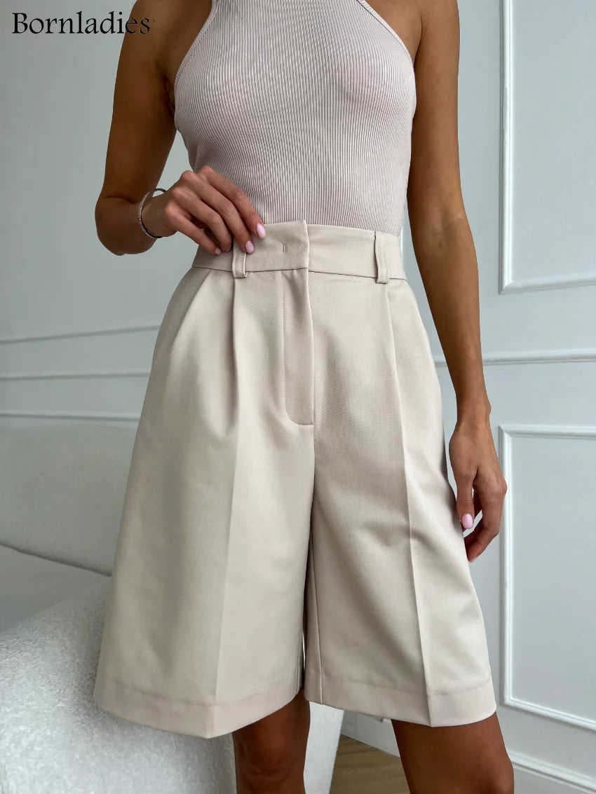 High Waist Shorts/ Loose Wide Leg