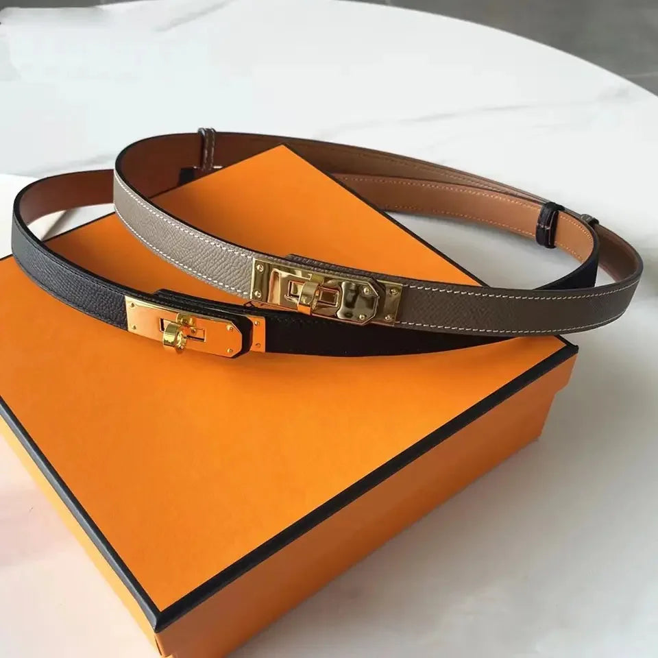 Leather belt