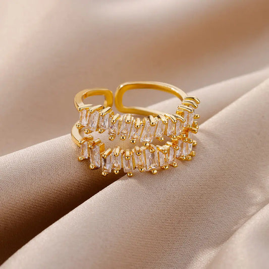 Gold Plated Stainless Steel Ring